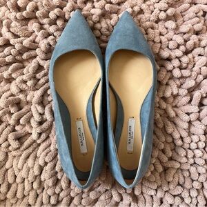 MM Lafleur Blue Rowan Suede flats